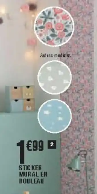 La Foir'Fouille Sticker mural en rouleau offre