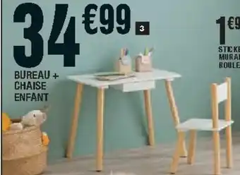 La Foir'Fouille Bureau + chaise enfant offre