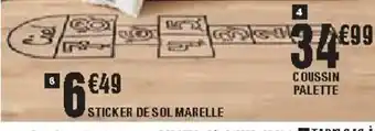 La Foir'Fouille Sticker de sol marelle offre