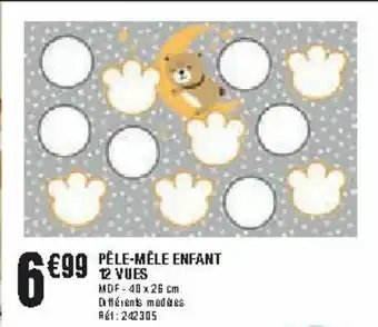 La Foir'Fouille Pêle-mêle enfant 12 vues offre