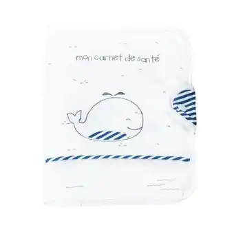 Blue baleine protège carnet de santé
