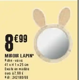 La Foir'Fouille Miroir lapin offre