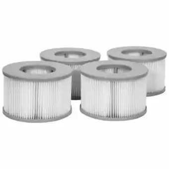 Mspa - lot de 4 cartouches filtrantes pour spa gonflable mspa