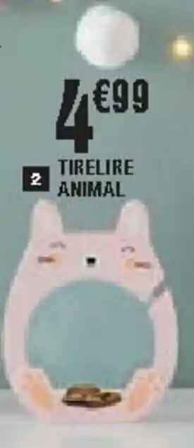 Tirelire animal