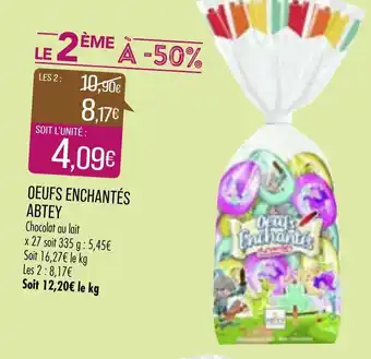Match Oeufs Enchantés Abtey offre