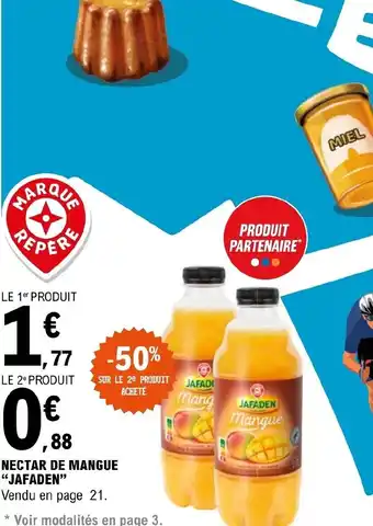 E.Leclerc NECTAR DE MANGUE "JAFADEN" offre