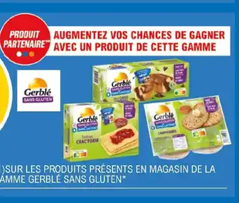 E.Leclerc (1)SUR LES PRODUITS PRÉSENTS EN MAGASIN DE LA GÁMME GERBLÉ SANS GLUTEN* offre