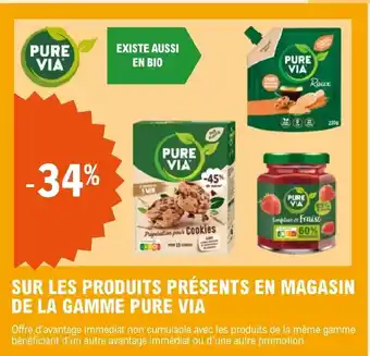 E.Leclerc SUR LES PRODUITS PRÉSENTS EN MAGASIN DE LA GAMME PURE VIA offre