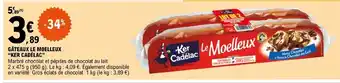 E.Leclerc GÂTEAUX LE MOELLEUX "KER CADÉLAC" offre
