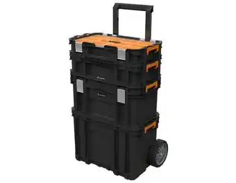 Brico Dépôt Magnusson boîte à outils trolley 4 en 1 en plastique 47 l - l. 37,3 x l. 56,5 x h. 99 cm offre