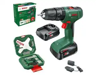 Brico Dépôt Bosch perçeuse-visseuse easyimpact 18 v-40 + 34 accessoires offre