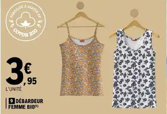 E.Leclerc 9 DÉBARDEUR FEMME BIO(¹) offre