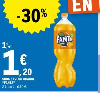 E.Leclerc SODA SAVEUR ORANGE offre