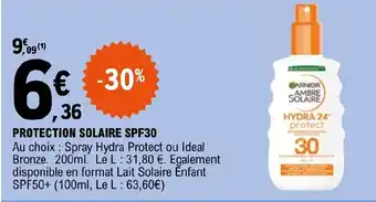 E.Leclerc PROTECTION SOLAIRE SPF30 offre