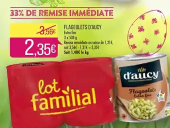 Match Flageolets D'Aucy offre