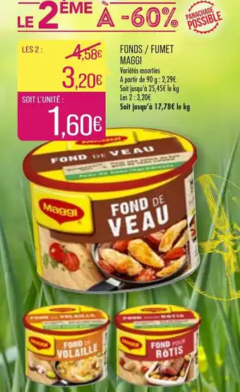 Match Fonds / Fumet Maggi offre