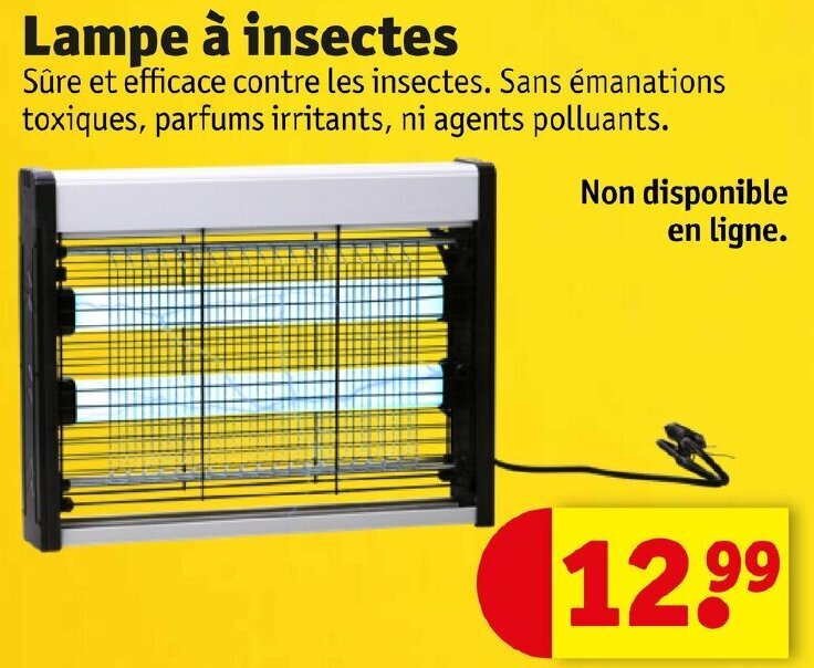 Promo Lampe à insectes chez Kruidvat