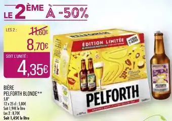 Match Bière Pelforth Blonde offre