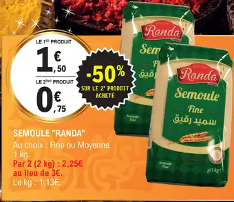 E.Leclerc Semoule "Randa" offre