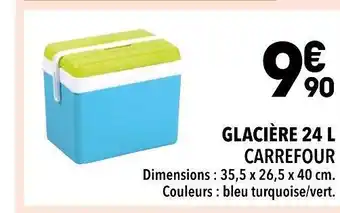 Supeco Carrefour glacière 24 l offre