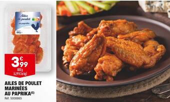 ALDI Ailes de poulet marinées au paprika offre