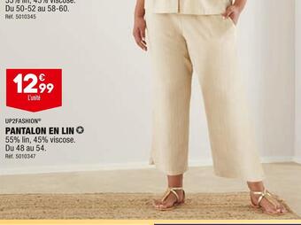 ALDI Up2fashion pantalon en lin offre