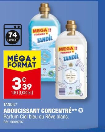ALDI Tandil adoucissant concentré** offre