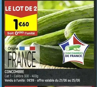 Leader Price CONCOMBRE offre