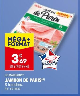 ALDI Jambon de paris offre