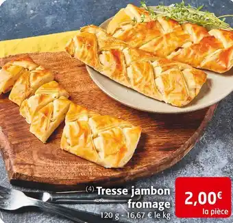 Colruyt Tresse jambon fromage offre