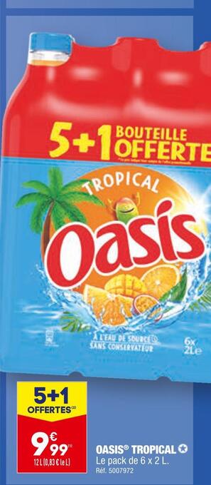 ALDI Oasis oasis tropical offre