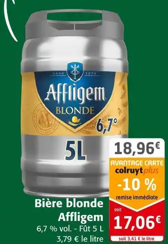 Colruyt Affligem bière blonde offre