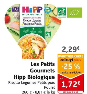 Hipp biologique les petits gourmets