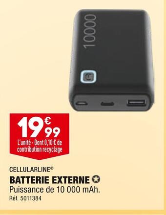 Cellularline batterie externe