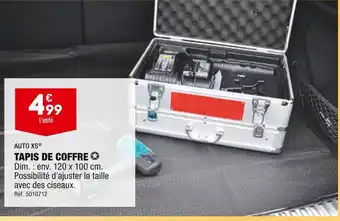 ALDI Auto xs tapis de coffre offre