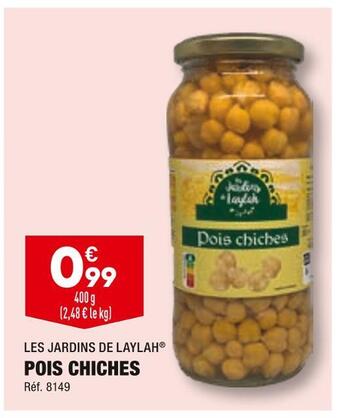 Les jardins de laylah pois chiches