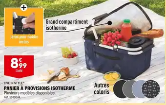 ALDI Live in style panier à provisions isotherme offre