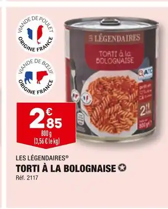 ALDI Les légendaires torti à la bolognaise offre