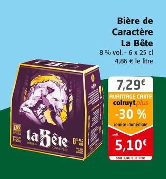 Colruyt La bête bière de caractère offre