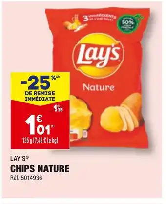 ALDI Lay’s chips nature offre