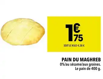 Supeco Pain du maghreb offre