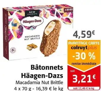 Colruyt Häagen-dazs bâtonnets offre