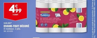 ALDI Sublimo essuie-tout décoré offre