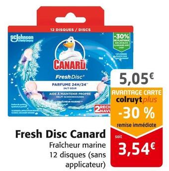 Colruyt Canard fresh disc offre