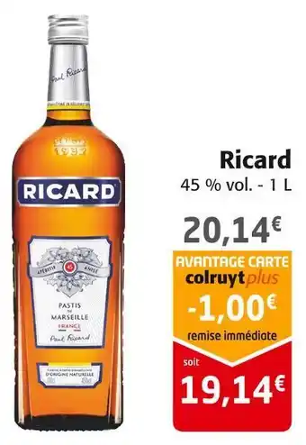 Colruyt Ricard ricard offre