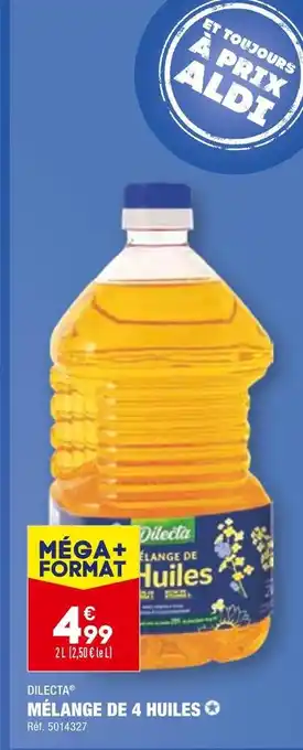 ALDI Dilecta mélange de 4 huiles offre