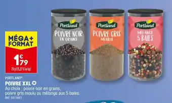 ALDI Portland poivre xxl offre