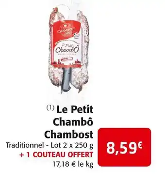 Colruyt Chambost le petit chambô offre