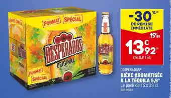 ALDI Desperados bière aromatisée à la téquila 5,9° offre