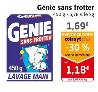Génie génie sans frotter